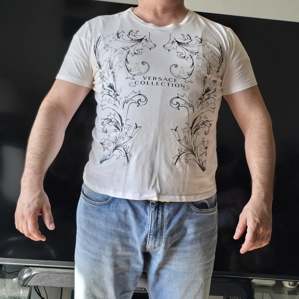 Versace Collection White T-Shirt for Men